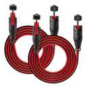 2 Pcs GC004 Extension Cables 10FT Compatible with NOCO Smart Battery Chargers - Extension Cable Wire Harness Replacement Accessory, Fits for GENIUS1, GENIUS2, G1100, G3500