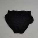 Tempt Me Women High Waisted Bikini Bottom Retro Ruched Swim Bottom Shirred Tankinis Brief (Small, Black)