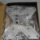 ZeboZap ZZTVS2022 DIY NO Drill Swivel Gazebo TV Mount | Patio | Pergola | Square Post | Holds 33lbs | Fits 23"-50" TVs | Weatherproof | Black