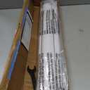 UNISHADES No Drill Blinds for Windows 1" Vinyl L-Shaped Slats Cordless Mini Blinds for Home, for Window Size 21" W 36" H White