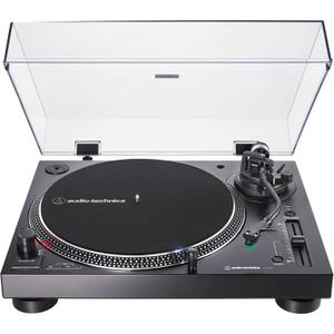 Audio-Technica AT-LP120XUSB-BK Direct-Drive Turntable (Analog & USB), Fully Manual, Hi-Fi, 3 Speed, Convert Vinyl to Digital, Anti-Skate and Variable Pitch Control, Black