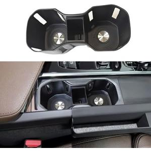 for Volvo Car Cup Holder Coaster, Silicone Cup Holder Insert, Non-Slip Cup Holders, Car Accessories Interior， for XC60 XC90 XC40 Center Part Storage Box Accessories ((Coaster) Wireless Charging)