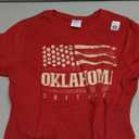 Oklahoma Softball USA Flag Softball Fan Mens Kids Team T-Shirt Medium