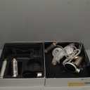 Ukliss 8 in 1 Hair Dryer Brush & Multi Hot Air Styler Foldable 110,000 RPM Blow Dryer Brush Tool Set with Diffuser Auto-Wrap Curler for Fast Drying Curling Straightening Hair Daily Styling (1.25'')