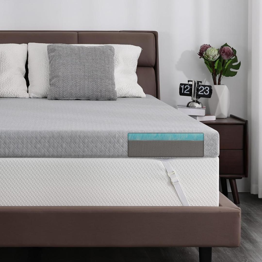Firm Mattress Topper Queen Size 3 Inch