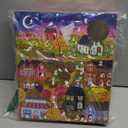 Galison Spooky Village  1000 Piece Foil Joy Laforme Jigsaw Puzzle Featuring Spooky Artwork of Ghostly Village During Halloween