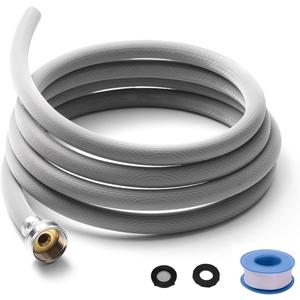 Dehumidifier Hose for Drainage 3/4" FHT, with Premium Brass Connectors (10 Length Options) (5FT)