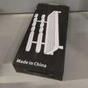 Electric Toothbrush Holder for Bathroom Countertop 5 Metal Slots Toothpaste Razor Mouthwash Organizer, Rose Gold