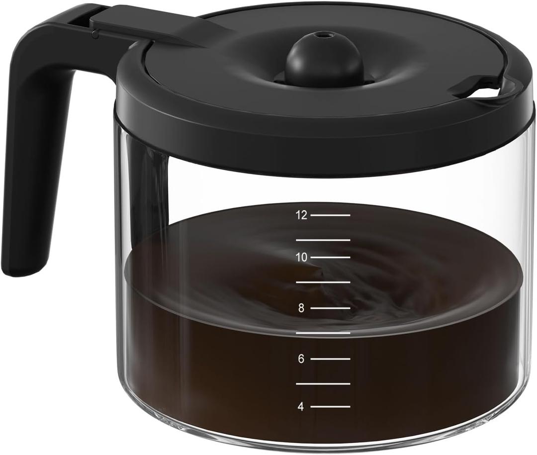 12-Cups Coffee Pot Replacement Compatible with Keurig 5000 K-Duo Essentials & K-Duo Essentials Hot & Cold Brewer Models (NOT Fit K-DUO 5100 Single Server Model)