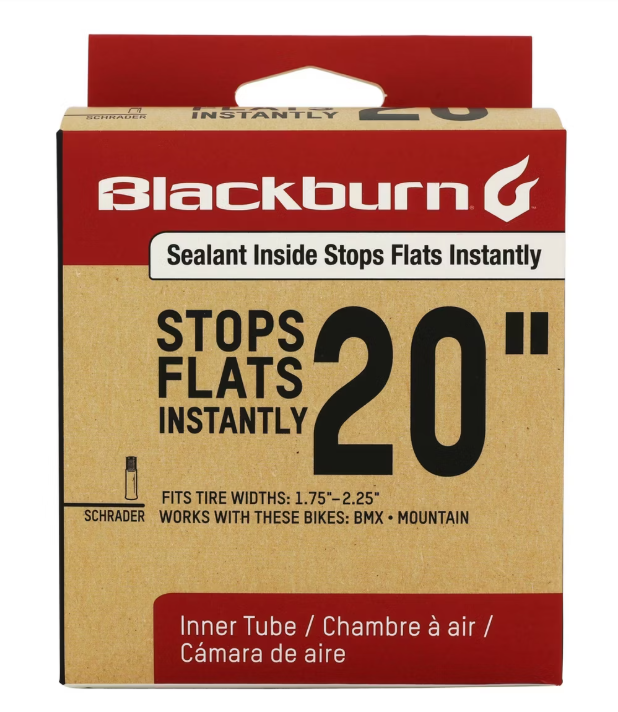 Blackburn 20" Self Sealing Bike Tube - Black Blackburn 20" Self Sealing Bike Tube - Black