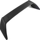 ECCPP ABS Spoiler Wing Unpainted Rear Trunk Spoiler Matte Black Exterior Accessories for Acura RSX 2.0L 2-Door Type-S Coupe