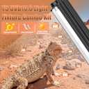 FixHaven T5 UVB 10.0 Reptile Light Fixture Combo Kit (34Inch)