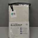 100% Blackout Shield Linen Blackout Curtains for Bedroom 96 Inches Long, Back Tab/Rod Pocket Living Room Drapes, Thermal Insulated Blackout Curtains 2 Panels Set, 50" W x 96" L,Cream