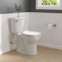 American Standard 5503B00B.020 Transitional Slow-Close Round Front Toilet Seat, White, 16.63"L x 14.19"W