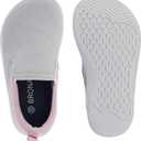 BRONAX X WHITIN Toddler/Little Kid Wide Toe Box Barefoot Shoes | Minimalist Sneakers for Boys/Girls | Zero Drop (Pink)