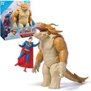 DC Comics, Superman, Superman Vs. Kaiju Slime Battle, Action Figure with GiantKids Playset, Super Heroes Toys for Boys and Girls Ages 4 and Up