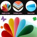 100 Sheets Colored Cardstock 8.5 "x 11", 65LB 180GSM Craft Bulk Construction Paper, 20 Assorted Colors Card Stock Paper for School & Office, Card Making Printer Scrapbook Decorations DIY Crafts