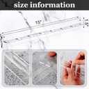 5 Pack Acrylic Sunglasses Organizer Storage Wall Mounted Eyeglasses Holder Hanging Eyewear Display Rack Hanger for Entryway Shelf (Clear)