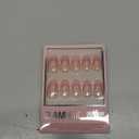 Glamnetic Press On Nails - Bubble Gum Glaze | Short Almond Pink French Tip Nails with a Glaze Finish | 15 Sizes - 30 Nail Kit with Glue