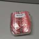 Uxcell 100 Pcs Tulip Baking Cups Cupcake Muffins Liners Aluminum Foil Paper Greaseproof Wrappers for Weddings Birthday Party Festivals Christmas, Gold/Red