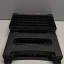 2 Step Stool Foldable, Non-Slip Steps, Folding Step Stool for Adults & Kids, Plastic Stool Pool Ladder, Collapsible Stools 2 Step Ladder for Kitchen Toilet Bedroom Office RV, Holds 330 lbs (Black)