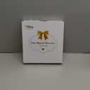 Silver Mirrors Wall Decor, Metal Sunburst Mirror Wall Art Christmas Decorative Mirrors, 9 inch Home Christmas Decoration Rhinestone Small Mirror for Living Room Entryway Set of 3