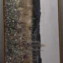 InSimSea Framed Canvas Wall Art Vintage Decor, Large Wall Art, Meadow with Flowers Landscape Wall Art Prints, Modern Farmhouse Cottagecore Bedroom Bathroom Office Decoration, 20"x30" (Champ Fleuri)