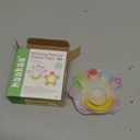 Haakaa Silicone Teether Combo - Baby Freezer Teething Toy - Soft Cold Teether - Soothe Teething Pain & Itching Gums - Perfect Size - Palm & Ferris Wheel Shape for 3M+ Babies BPA Free - 2 pk