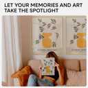 Homeforia 20x24 Picture Frame Gold, High End Metal 24x20 Frames for Wall, 20x24 Gold Frame Matted to 16x20 Print, 20 x 24 Poster Large Frame with Mat 16 by 20 Photo, Tempered Glass, Wall Kit, Set of 1