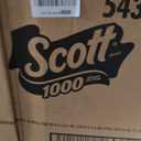 Scott 1000 Trusted Clean Toilet Paper, 32 Rolls, Septic-Safe, 1-Ply Toilet Tissue