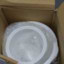 Maxcheck 4 Pcs Self Watering Hanging Planters Indoor Gift 6.5'' 4.5'' Hanging Flower Pots Baskets Outdoor Self Watering Plant with 3hooks Drainage Holes for Home(Grey,Clear)