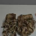 REECHO Hair Extensions, 4PCS Clip in Hair Extensions HE001 Natural Soft Synthetic Hairpieces for Women, Light Ash Brown with Highlights