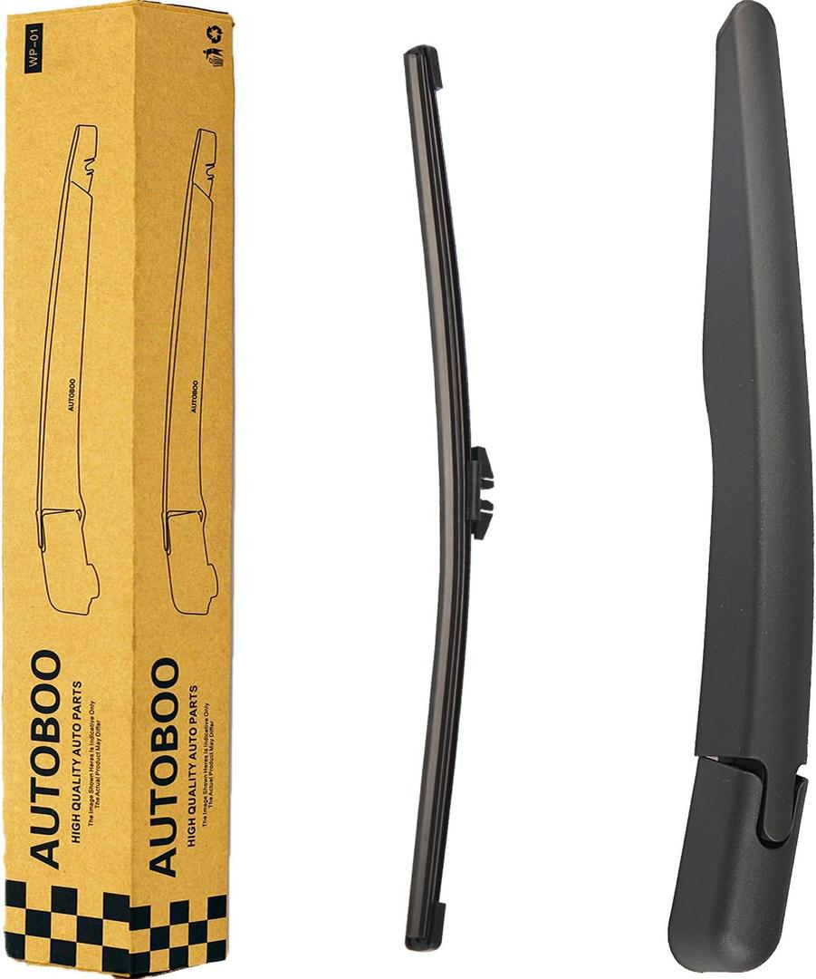 Rear Wiper Arm Blade Replacement for Ford Explorer 2011-2023, Escape 2013-2023, 2015-2019 Lincoln MKX Back Windshield Wiper Blade Arm Set -Original Equipment Replacement