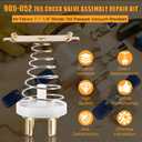 905-052 765 Check Valve Assembly Repair Kit Fit for Model 1"-1-1/4" in Pressure Vacuum Breaker, Spring, Retainer & Holder 3 PCS