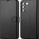 OCASE Compatible with Galaxy S22 5G Wallet Case, PU Leather Flip Folio Case with Card Holders RFID Blocking Kickstand [Shockproof TPU Inner Shell] Phone Cover 6.1 Inch (2022) - Black