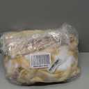 Chumerry Beige Fuzzy Pillow Case Faux Fur Pillow Cover Chic Plaid Check Texture Extra Soft Fluffy Plush Shaggy Fabric Tie Dye Decorative Pillowcases for Bed Couch Sofa, 20 x 30 Inches, Brown-01