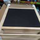 Foldable Wooden Playpen for Babies and Toddlers, 63x63x24 Inch