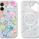 Sonix Case for iPhone 17 | Compatible with MagSafe | 10ft Drop Tested | Passport Stamps