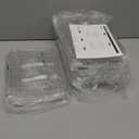 Delamu 2-Tier Under Sink Organizers and Storage, Multi-Purpose Stackable Bathroom Cabinet organizers, Pull Out Kitchen Pantry Organization and Storage with Dividers(2 Pack, Clear)