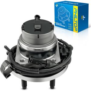 PHILTOP 513230 Front Wheel Bearing Hub Assembly Fit for Mercury Grand Marquis 2005-2011, Ford Crown Victoria 2005-2011, Lincoln Town Car 2005-2011, 5 Lugs Wheel Hub Bearings W/ABS