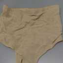 SIMIYA Thong Shapewear Tummy Control for Women High Waist Stay-Put Body Shaper Beige XL