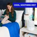 Vicks Filter-Free Ultrasonic Humidifier for Bedroom or Nursery 1.2 Gal Tank