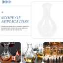 VALICLUD Japanese Style Ice Wine Bottle Decanter with Ice Chamber Glass Wine Pourer 6.3Oz Cold Server for Home Bar Restaurant Entertainment