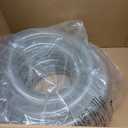 Flexible Hose 1 1/2"id 25ft Clear PVC Reinforced Suction Pipe