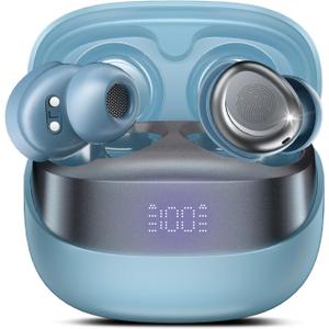 Sleep Earbuds Bluetooth 5.4 in Ear Light-Weight Headphones, Mini Sleep Headphones Small Design for Side Sleepers, Blue