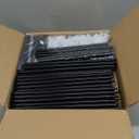 UDEAR 10-Tier Free Standing Shoe Rack Sturdy Shoe Rack Organizer for Closet Entryway Stackable Shoe Shelf with Dustproof Cover,Black