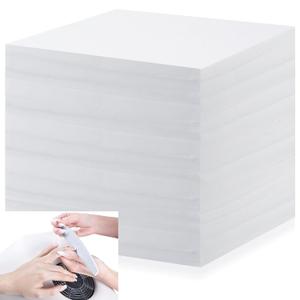 Fanfanwin 600 Sheets Nail Dust Collector Filter Paper Disposable Nail Dust Suction Collector Filters Paper Sheets Portable for Salon Spa Tech Supplies Accessories (White)