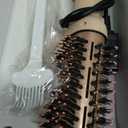 1300W Hair Dryer Brush,4 in 1 Blow Dryer Brush Anti-frizz Ceramic Titanium Barrel with ALCI Safety Plug Professional Salon Hot Air Brush for All Hair Types (Rosegold)