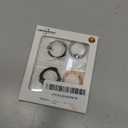 Cell Phone Ring Holder, Transparent Ring Holder 360Rotation Finger Ring Stand, Clear Cell Phone Kickstand Compatible with Most of Phones, Tablet and Case, (2Silver+1Black+1Rose Gold)