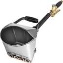 Vevor 4 Jet Cement Mortar Sprayer Stucco Spray Gun Pneumatic Cement Mortar Gun Concrete Cement Sprayer with Cover for Wall Ceiling Roof Painting Concrete Tool 80cm - Amazon.com